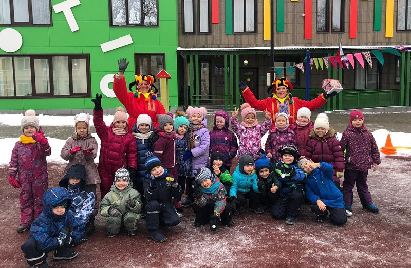 Неделя «Зимних забав» прошла в детском саду «Росинка»