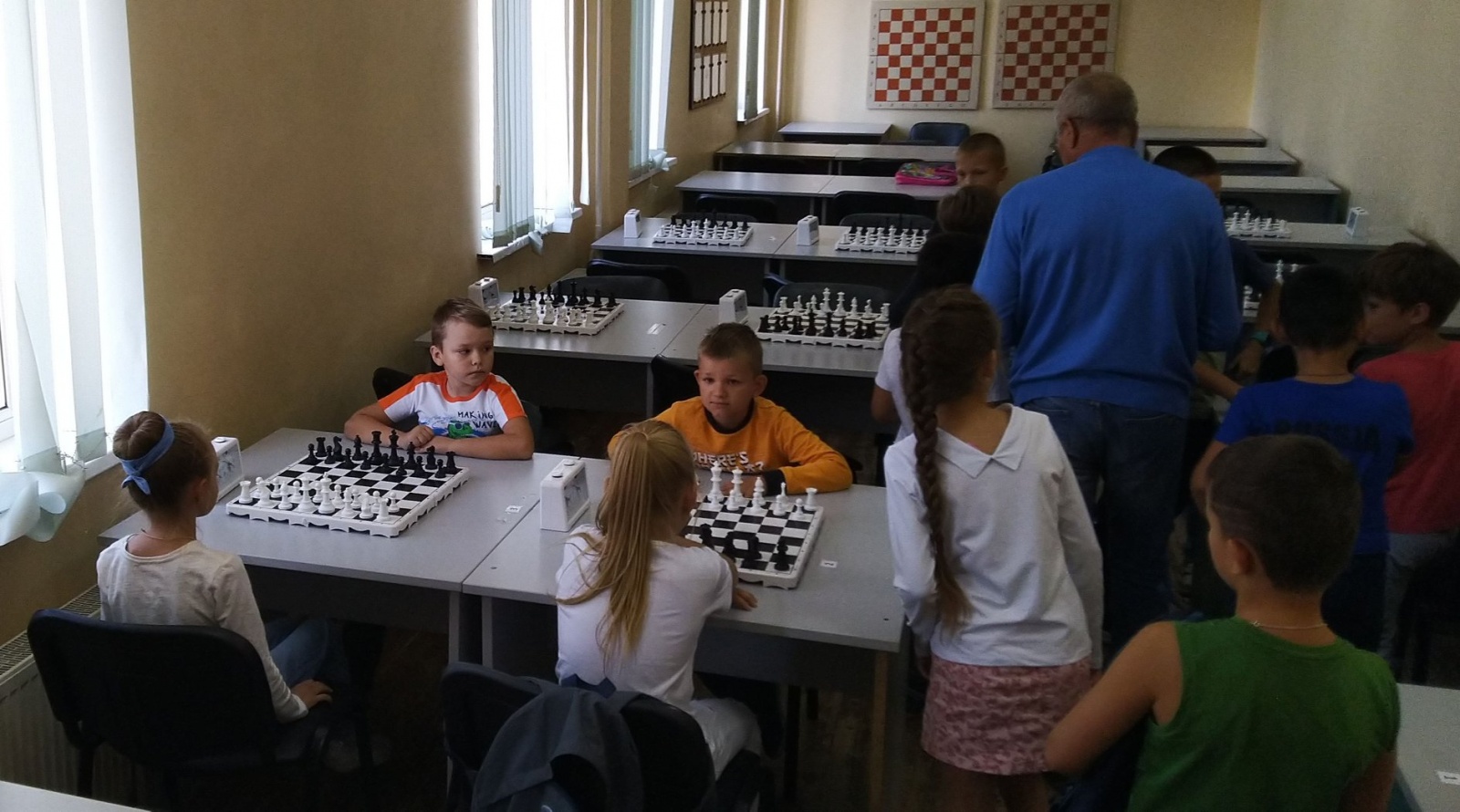  Первенство по шахматам среди учеников младших классов прошло в Рязановском