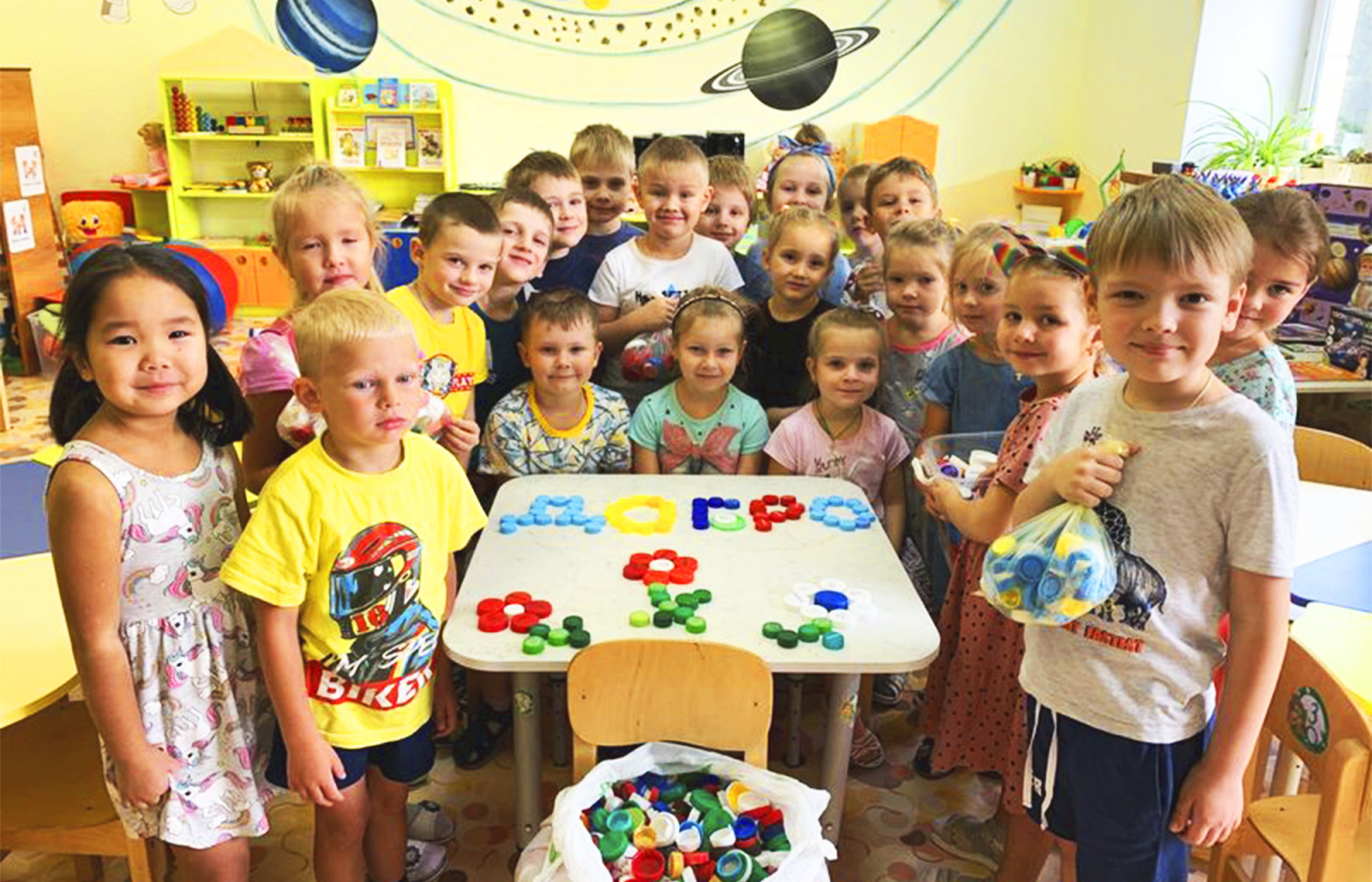 В детском саду поселения Рязановское прошла акция «Добрые крышечки»