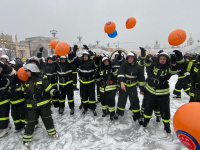 Флешмоб столичных огнеборцев «Растопим лед вместе» приобретает статус Всероссийского