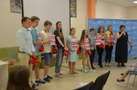 Пятиклассники из школы 2083 приняли участие в церемонии чествования финалистов первого городского соревнования школьников «Медиатон»
