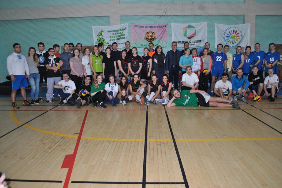 Молодежная палата Рязановского провела турнир по волейболу
