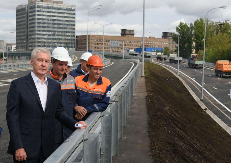 В Москве завершено строительство развязки СВХ с шоссе Энтузиастов