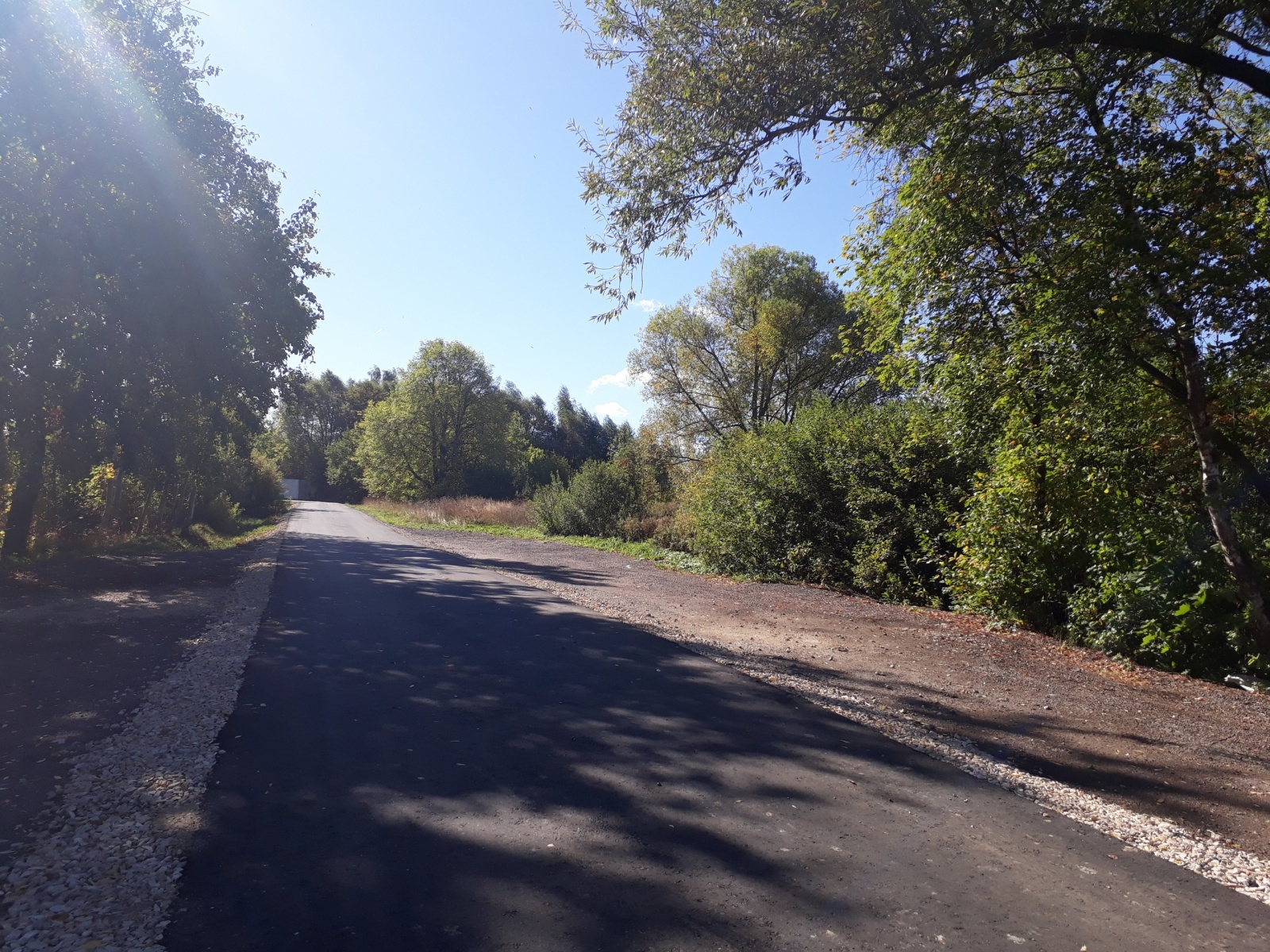  Специалисты завершили ремонт подъездной дороги в Рязановском