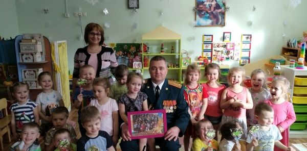 Мероприятие «День с офицером» состоялось в детском саду 