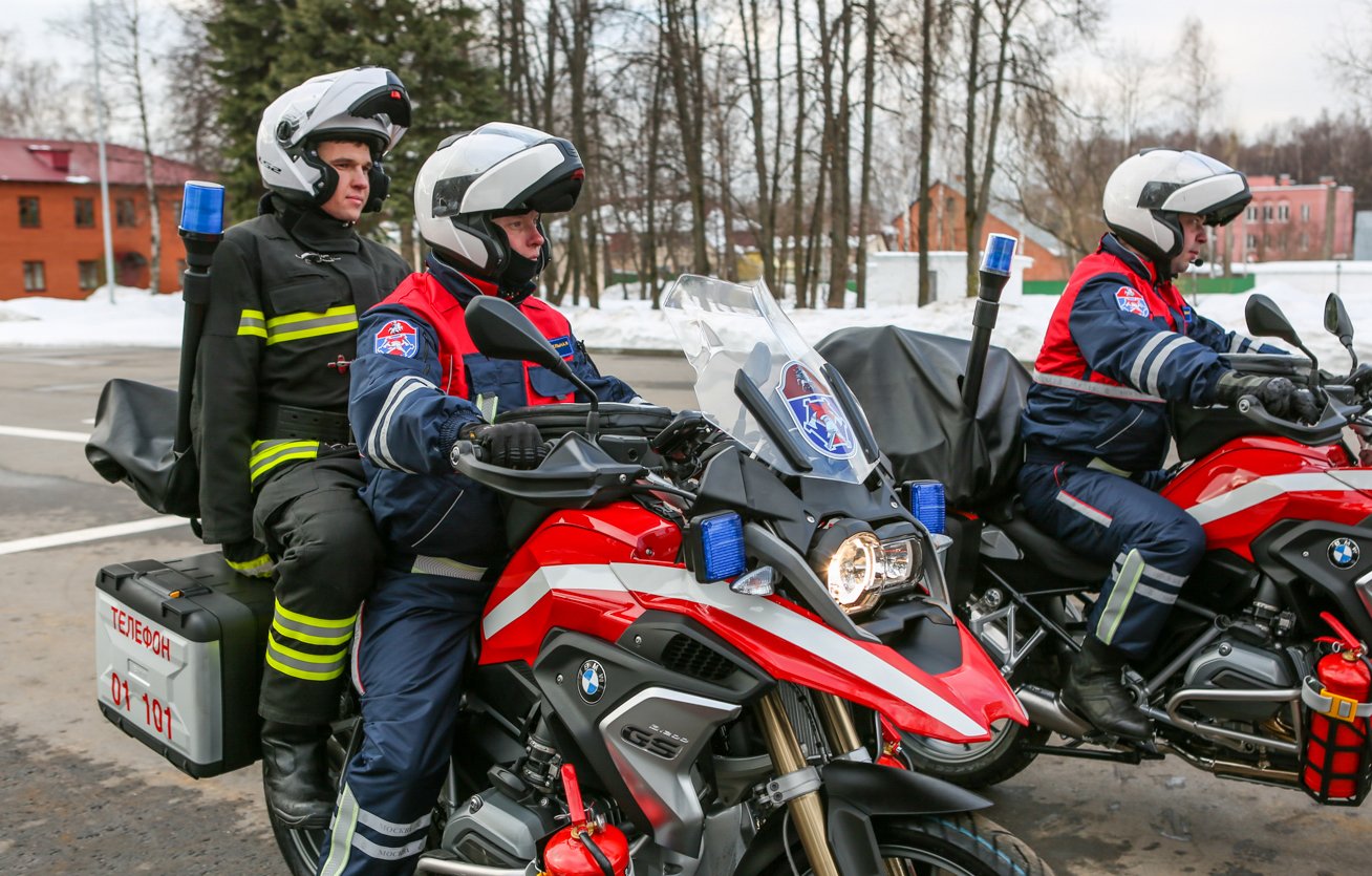Мотоциклисты экстренного реагирования подготовлены к выполнению своих задач