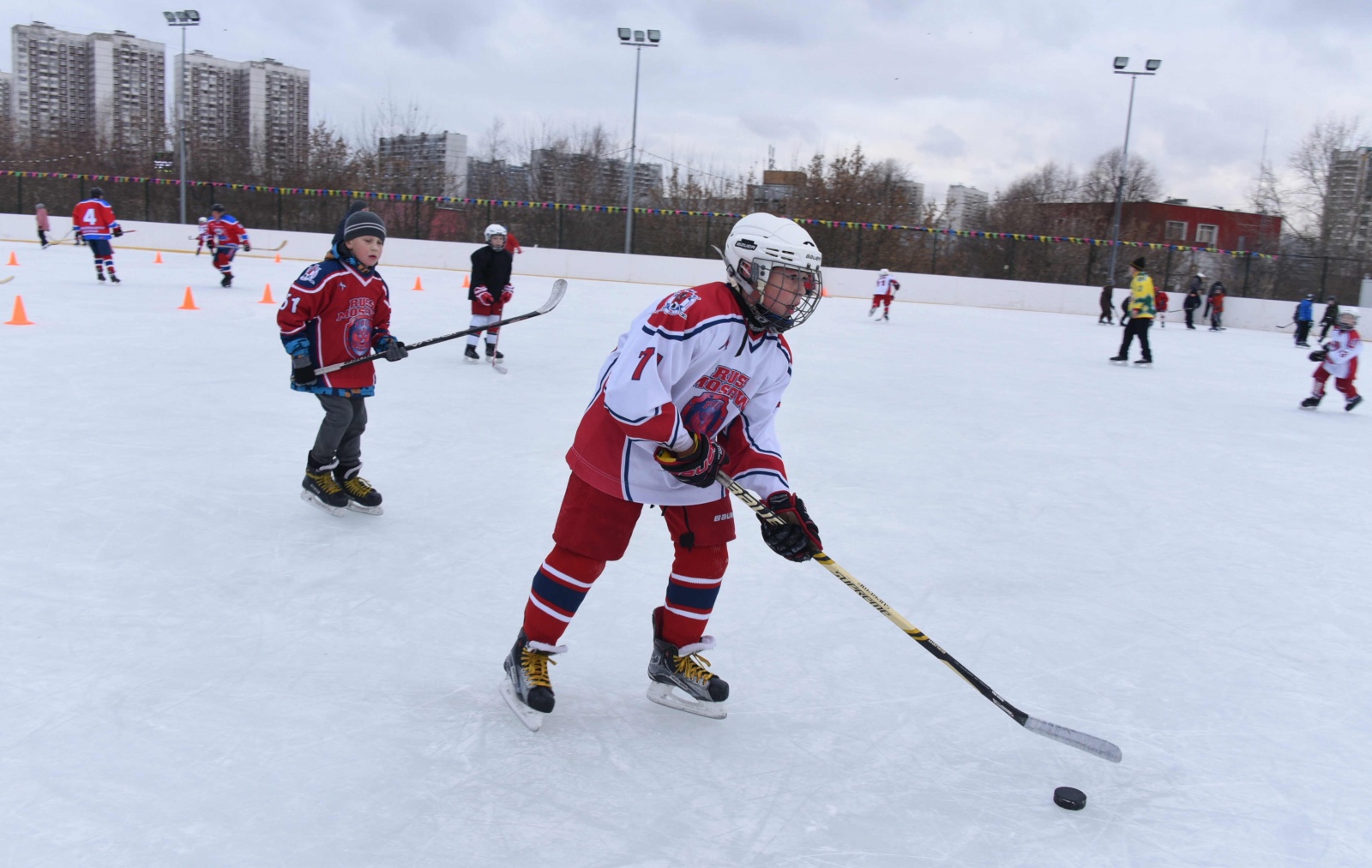 Юные хоккеисты поселения примут участие в спартакиаде "Московский двор - спортивный двор"
