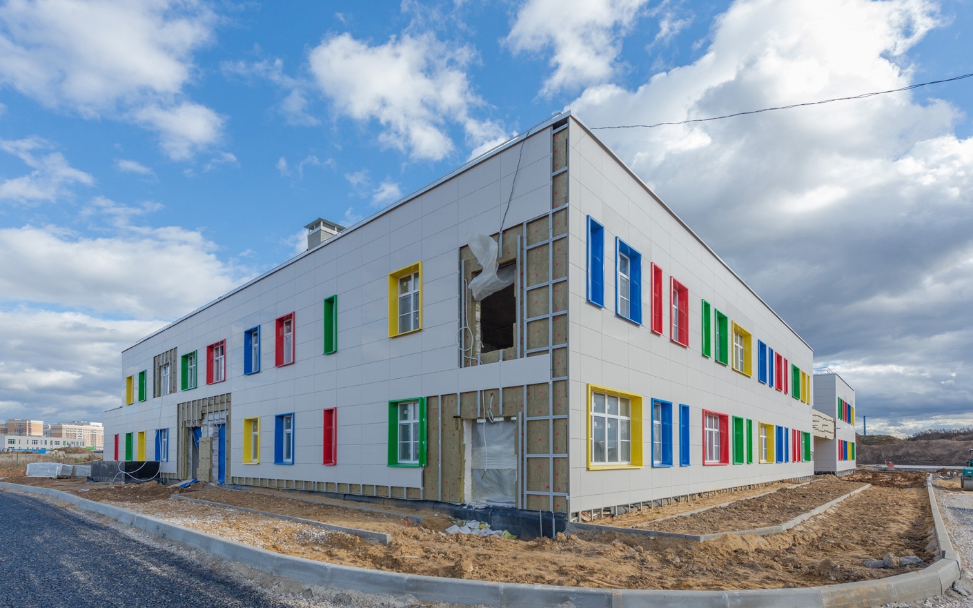 Строительство детского сада в поселении Рязановское продолжилось