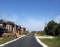 Подъездную дорогу благоустроили в Рязановском