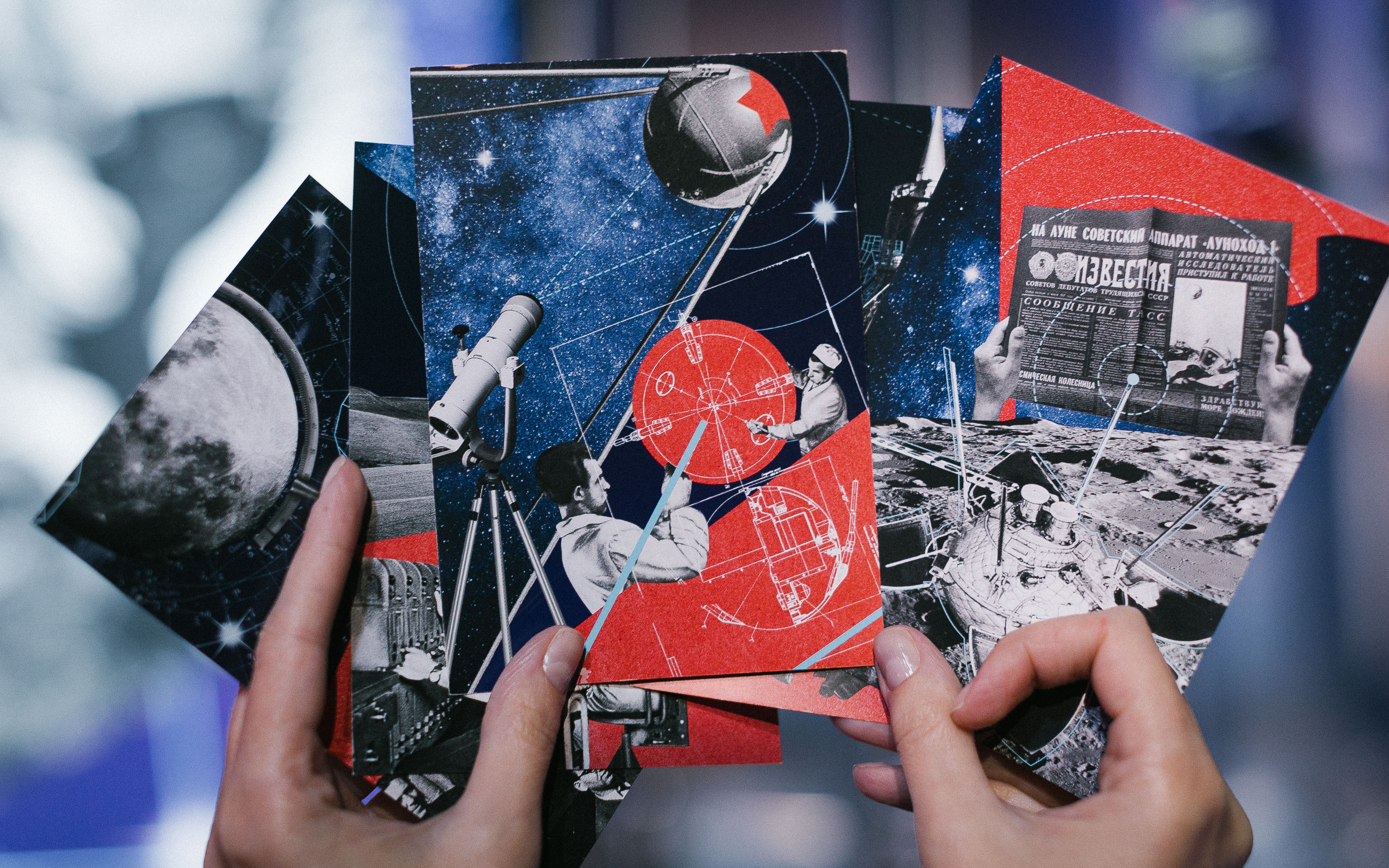К открытию обновленной экспозиции зала «Утро космической эры»  Музея космонавтики выпущена коллекционная серия эксклюзивных  открыток 