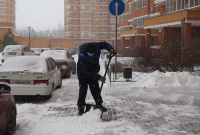 Коммунальные службы устраняют последствия снегопада