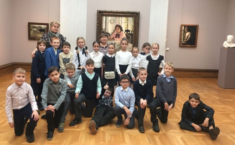 Учащиеся ОП "Родники" посетили Государственную Третьяковскую галерею