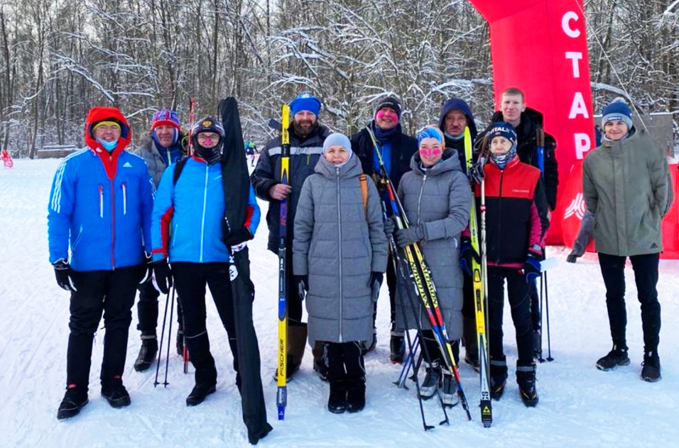 Рязановские спортсмены приняли участие в соревнованиях по лыжным гонкам