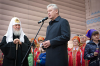 Сергей Собянин и Патриарх Кирилл поздравили  православных москвичей с Пасхой