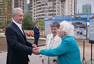 По словам Собянина, создание Парка 70-летия Победы почти завершено