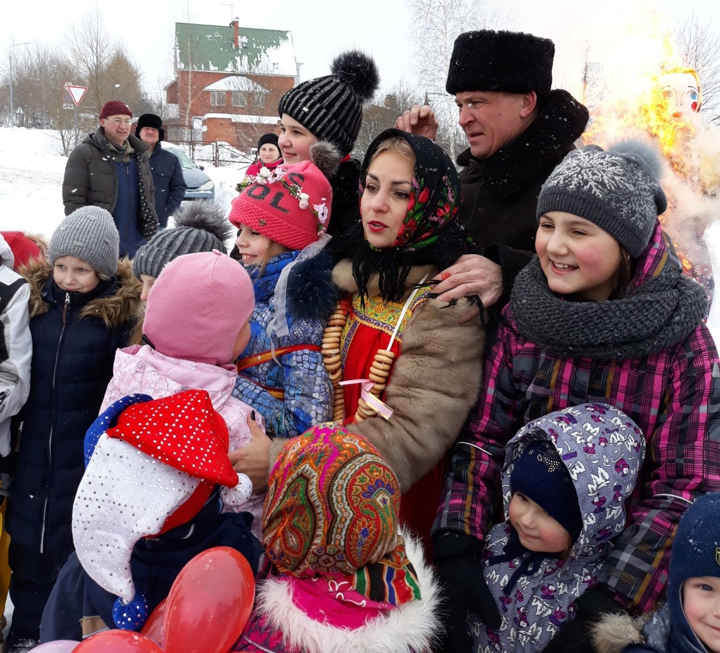 Жители деревень Армазово и Рыбино  18 февраля провели праздник «Проводы Масленицы»