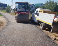 Начинаются работы по текущему ремонту дорожного покрытия на подъездной дороге к СНТ «Ветеран»