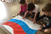 Воспитанники детского сада «Журавушка» отметили День России