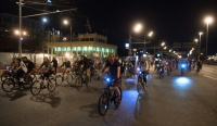 Более 15 тысяч человек приняли участие в ночном велофестивале в День московского транспорта
