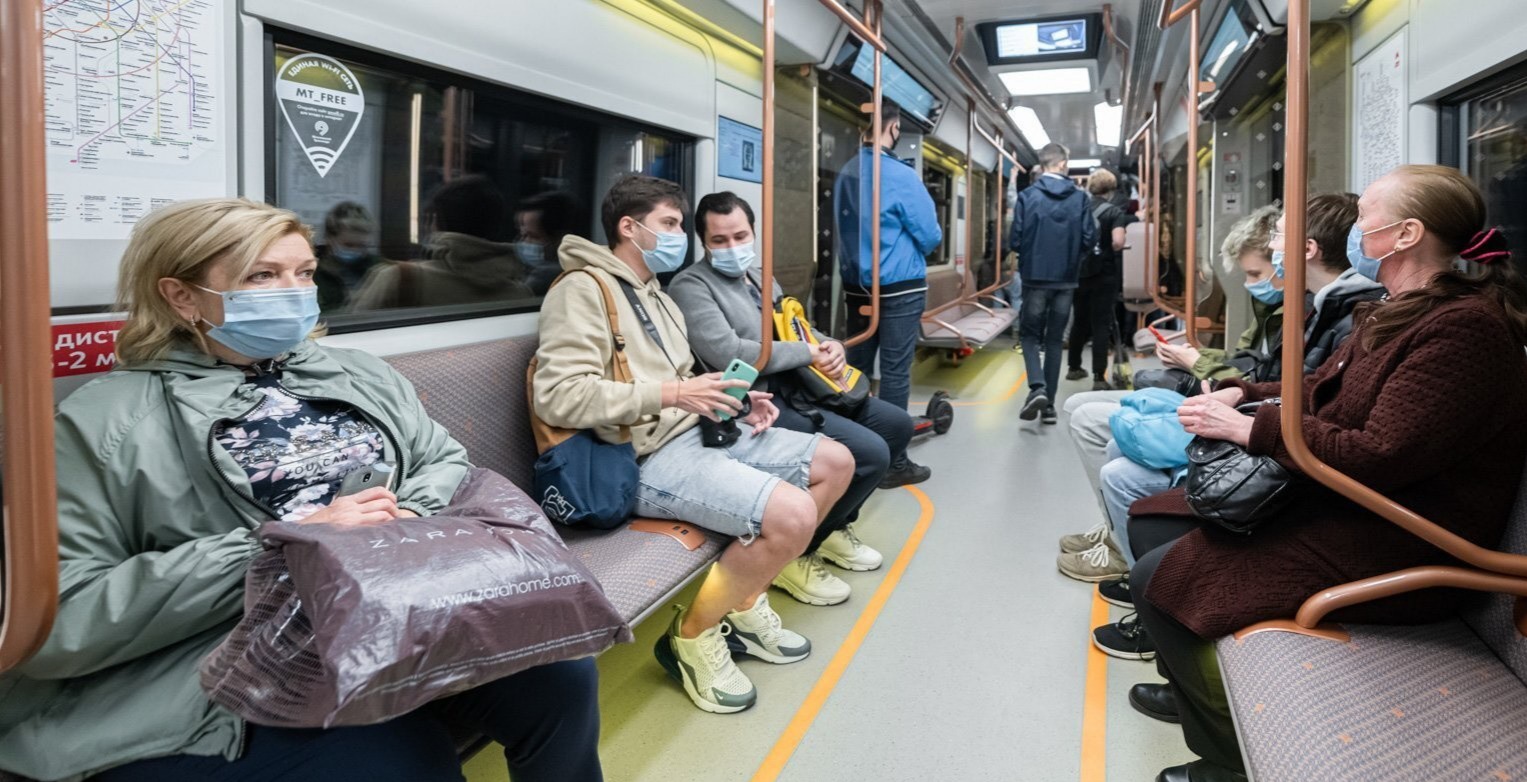 Пассажиры московского метро оценили новый поезд «Москва-2020»