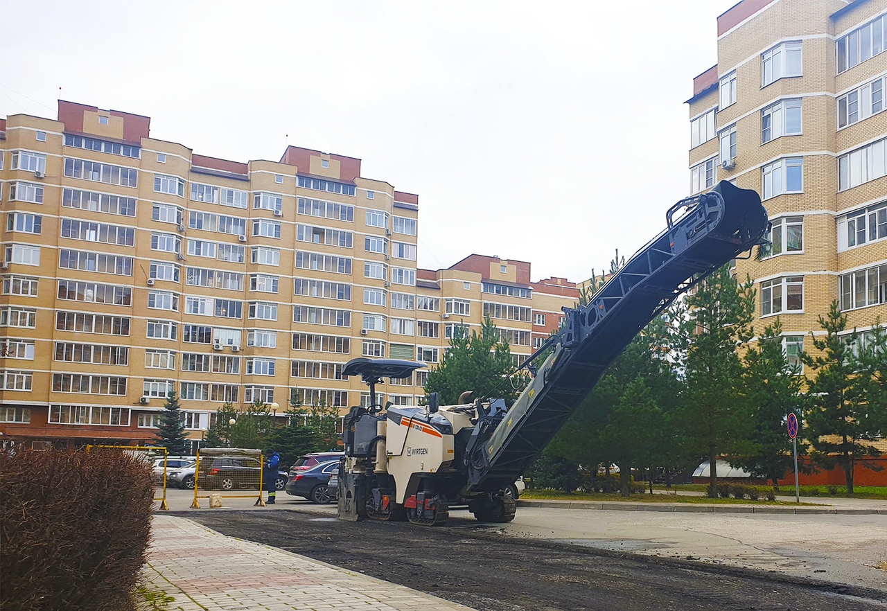 Благоустройство улично-дорожной сети начали в Рязановском