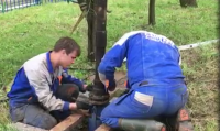 Проведены работы по замене насоса системы водоснабжения в деревне Девятское