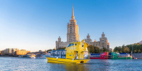 По Москве-реке запустили речные трамвайчики с цветочными названиями