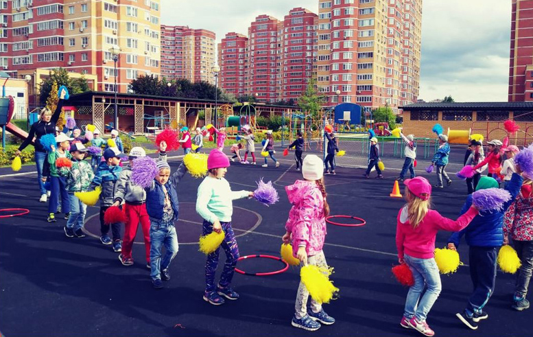 Педагоги и воспитанники дошкольной образовательной площадки «Семицветик» отметили День физкультурника