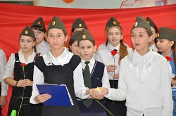 В школе №2083 прошел фестиваль военно-патриотических песен