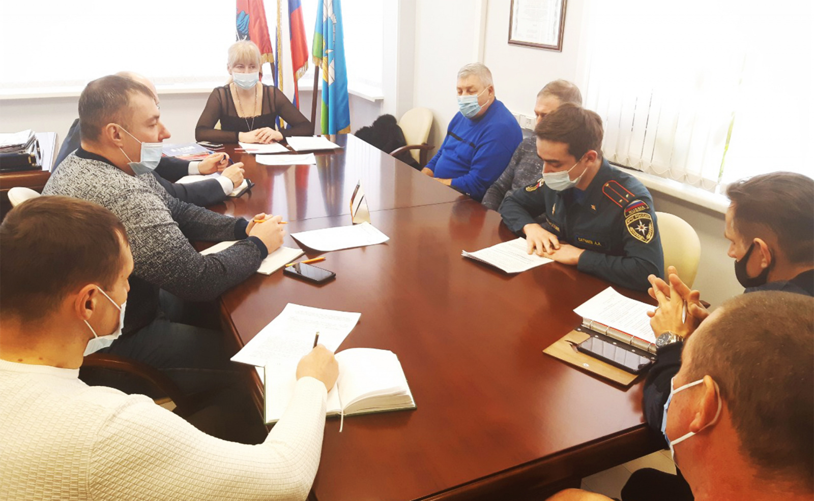 Заседание комиссии по чрезвычайным ситуациям и пожарной безопасности прошло в администрации поселения Рязановское