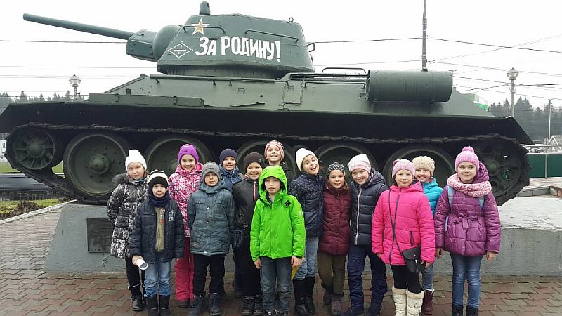 Ученики ОП «Остафьево» побывали с экскурсией в Музее танка Т-34» в селе Шолохово