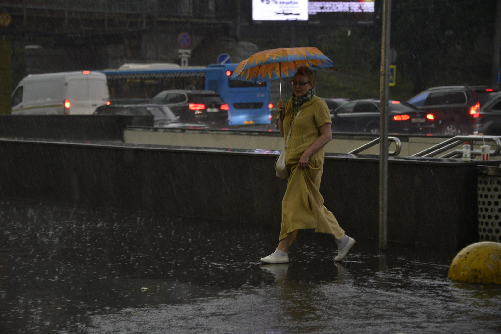 Неблагоприятные погодные условия сохранятся в Москве до конца дня