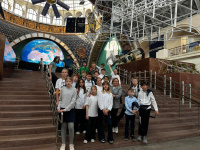 Ученики школы №2083 побывали в музее космонавтики на ВДНХ