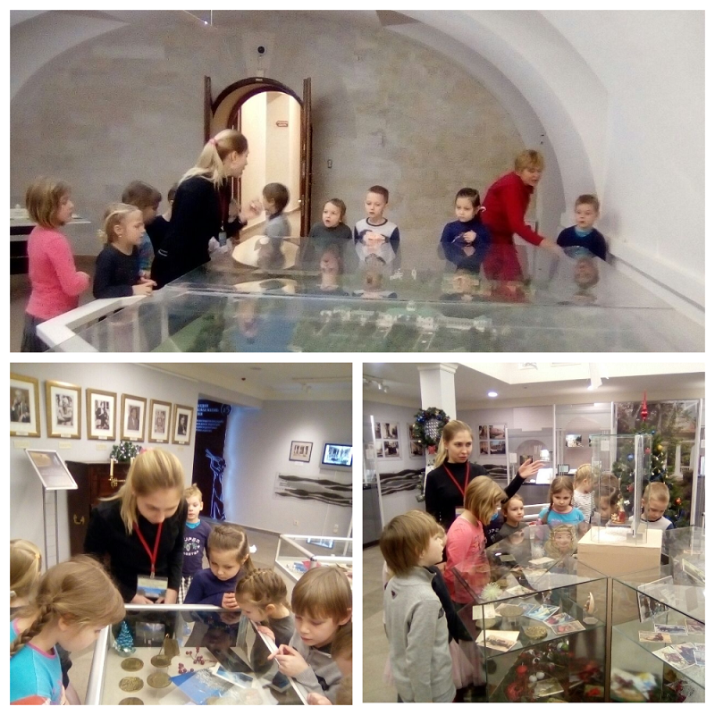 Дошкольники ОП «Остафьево» в рамках проекта «Дети в музее» посетили экспозицию новогодних игрушек 