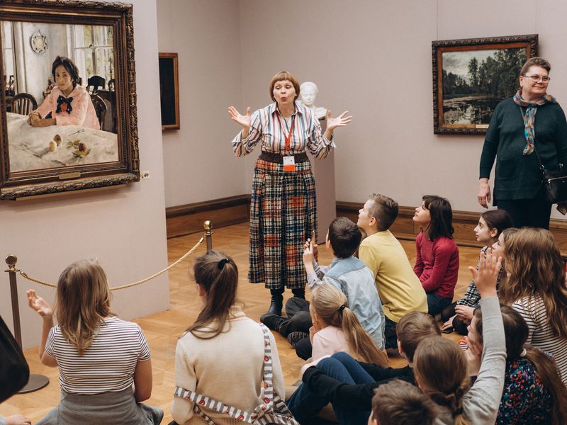 Школьники посетили Государственную Третьяковскую галерею 
