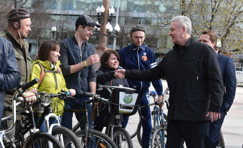 Собянин дал старт 4-му сезону городского велопроката