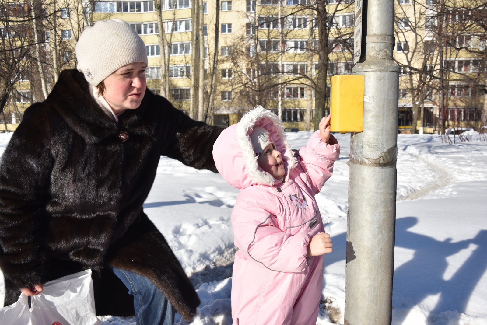 Сотрудники дорожно-патрульной службы Новой Москвы провели рейд «Маленький пешеход»