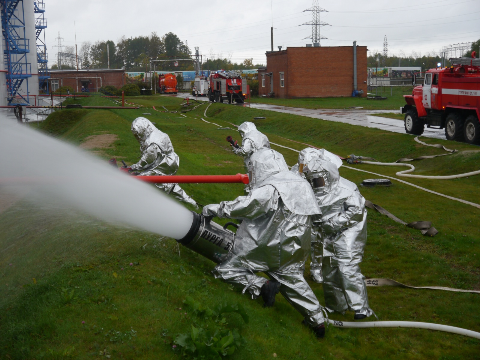 Пожарно-тактические учения прошли в Рязановском