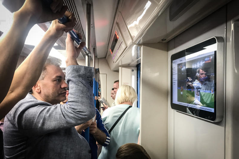 Свыше 6,5 миллионов пассажиров посмотрели Чемпионат мира по футболу в метро