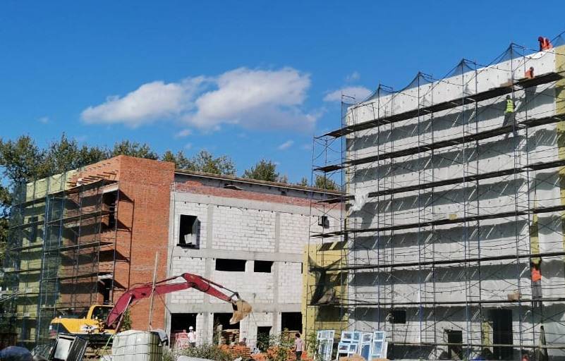 Новый этап реконструкции школы начали в Рязановском