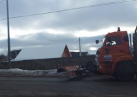 Уборка снега на территории поселения Рязановское ведется в круглосуточном режиме
