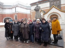 Посетители отделения дневного пребывания съездили в Третьяковскую галерею
