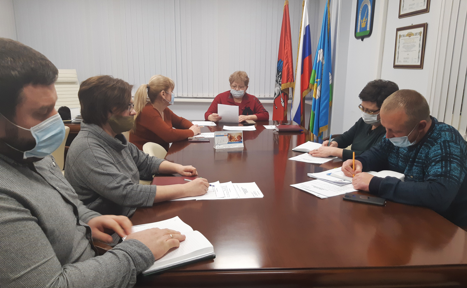 Еженедельное совещание прошло в администрации поселения Рязановское