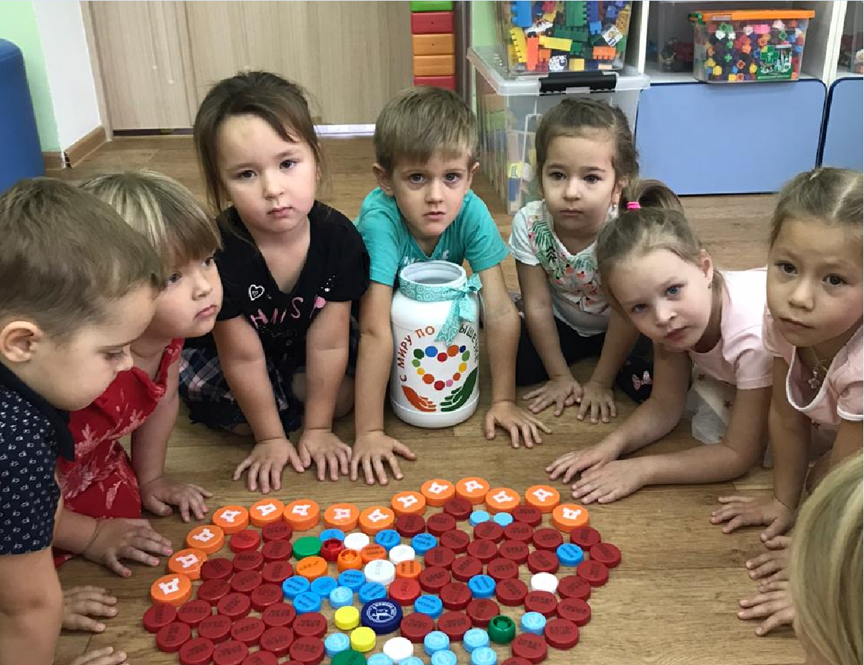 Воспитанники дошкольной образовательной площадки «Семицветик» поучаствовали в благотворительном проекте