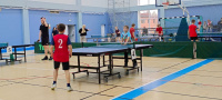 В Спортивном клубе «Десна» прошел открытый турнир по настольному теннису