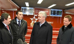 Собянин открыл новый терминал "Аэроэкспресса" на Павелецком вокзале