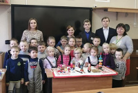 Воспитанники дошкольной образовательной площадки «Ивушка» посетили школьный музей