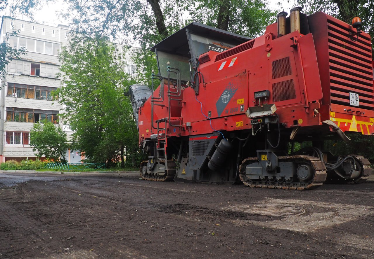 Ремонт дорог продолжается в поселении Рязановское
